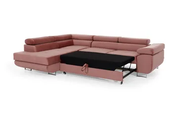 Bobis Bäddsoffa med Schäslong Vänster - Grå/Svart - Möbler - Soffa - Bäddsoffa