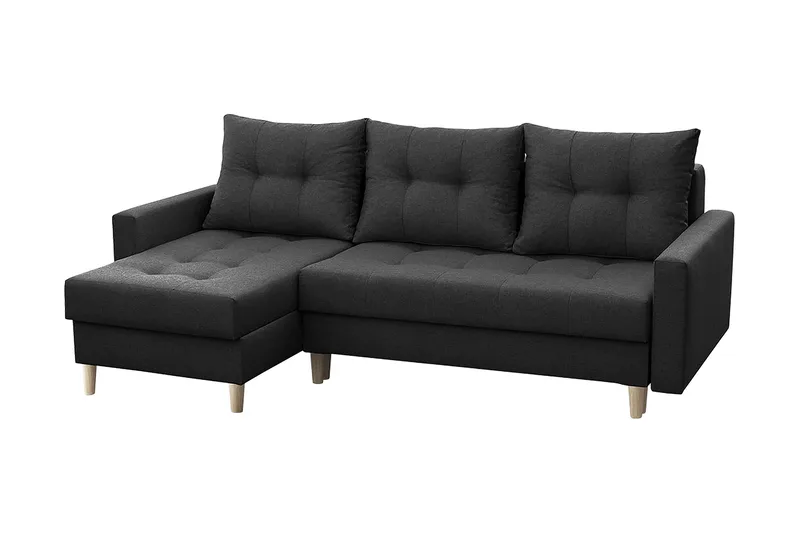 Bodo Divanbäddsoffa 222x140x90 cm, Blå
