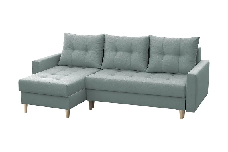 Bodo Divanbäddsoffa 222x140x90 cm - Grå - Möbler - Soffa - Bäddsoffa