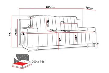 Bonsall Bäddsoffa - Lex 7 - Möbler - Soffa - Bäddsoffa