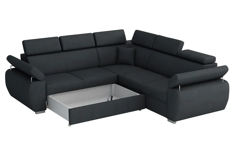 Boston Hörnsoffa - Mörkgrå - Möbler - Soffa - Bäddsoffa