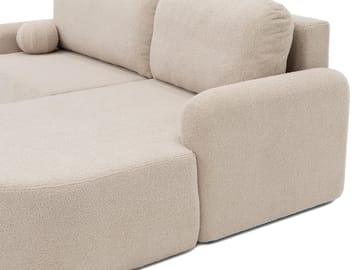Branrel 3-sits Soffa med divan - beige - Möbler - Soffa - Bäddsoffa
