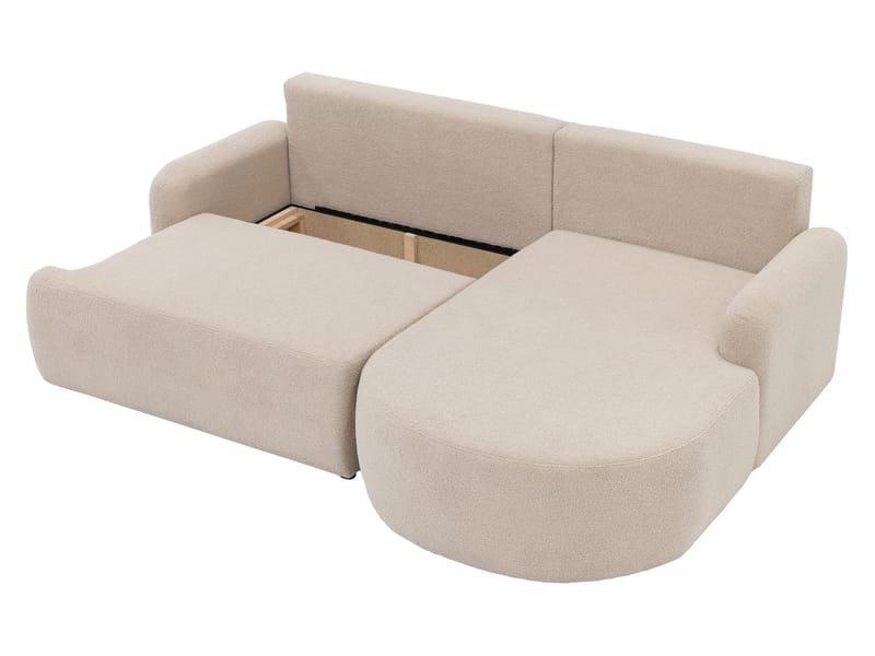 Branrel 3-sits Soffa med divan - beige - Möbler - Soffa - Bäddsoffa