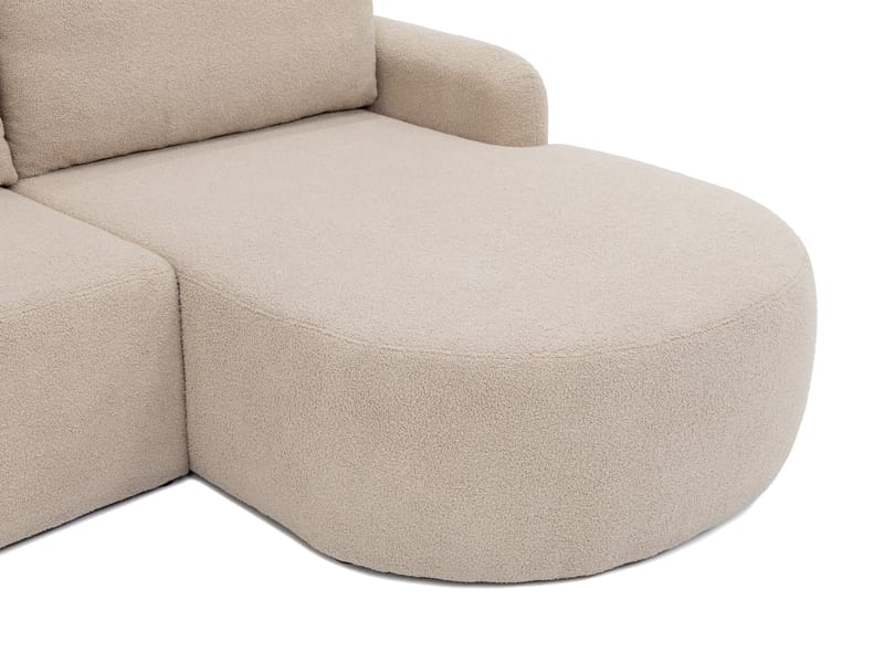 Branrel 3-sits Soffa med divan - beige - Möbler - Soffa - Bäddsoffa