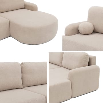 Branrel 3-sits Soffa med divan - brun - Möbler - Soffa - Bäddsoffa