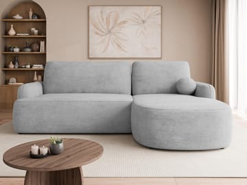 Branrel 3-sits Soffa med divan - Grå - Möbler - Soffa - Bäddsoffa