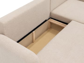 Branrel 3-sits Soffa med divan - Grå - Möbler - Soffa - Bäddsoffa