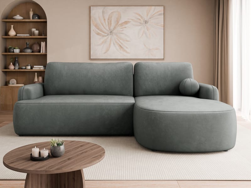 Branrel 3-sits Soffa med divan - grå - Möbler - Soffa - Bäddsoffa