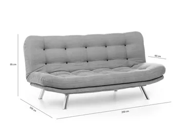 Breana Bäddsoffa 3-sits - Grå - Möbler - Soffa - Bäddsoffa