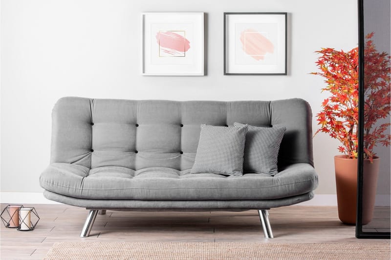 Breana Bäddsoffa 3-sits - Grå - Möbler - Soffa - Bäddsoffa