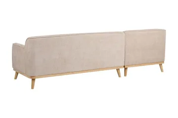 Bree Hörnsoffa 3-sits - Beige/Ljust trä - Möbler - Soffa - Bäddsoffa