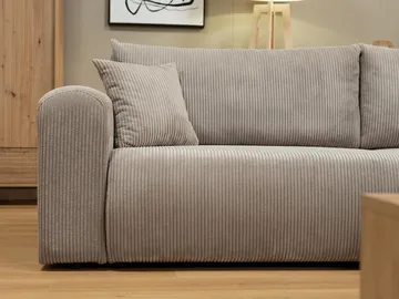 Brenor Bäddsoffa med Divan 3-sits - Beige - Möbler - Soffa - Bäddsoffa