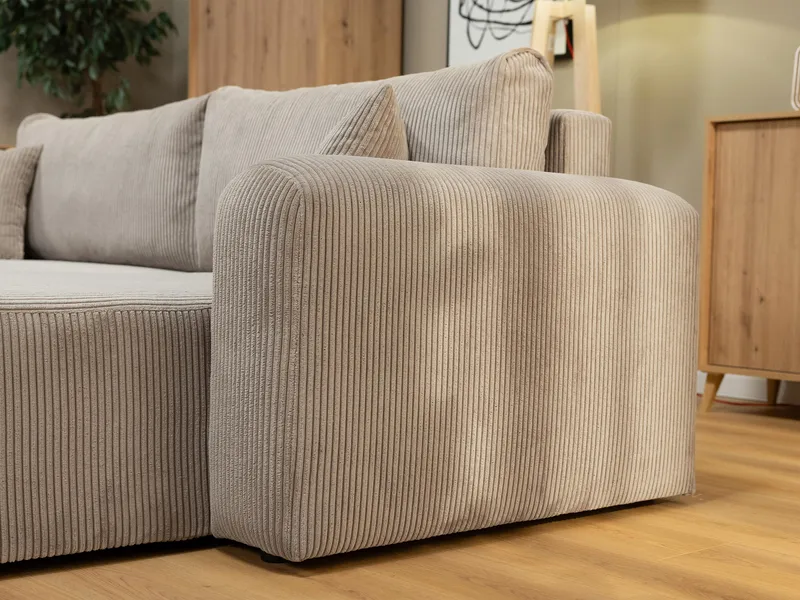 Brenor Bäddsoffa med Divan 3-sits - Beige - Möbler - Soffa - Bäddsoffa