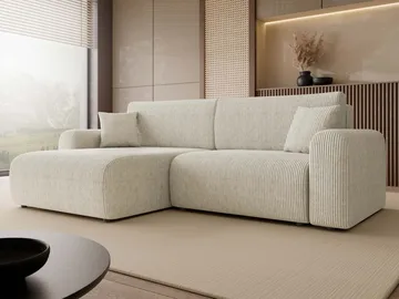 Brenor Bäddsoffa med Divan 3-sits - Beige - Möbler - Soffa - Bäddsoffa