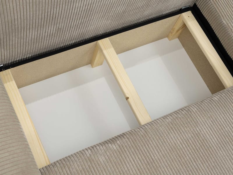 Brenor Bäddsoffa med Divan 3-sits - Blå - Möbler - Soffa - Bäddsoffa