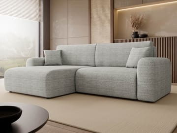 Brenor Bäddsoffa med Divan 3-sits - Ljusgrå - Möbler - Soffa - Bäddsoffa