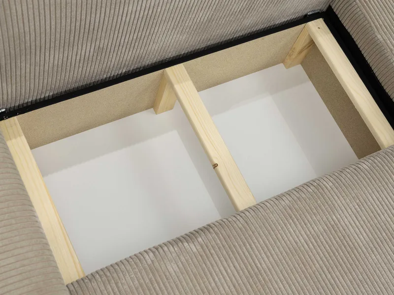 Brenor Bäddsoffa med Divan 3-sits - Ljusgrå - Möbler - Soffa - Bäddsoffa
