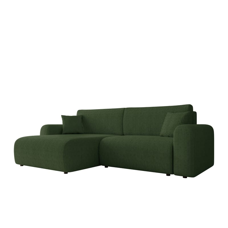 Brenor Bäddsoffa med Divan 3-sits, Mörkgrön