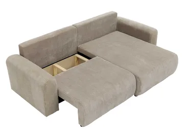 Brenor Bäddsoffa med Divan 3-sits - Röd - Möbler - Soffa - Bäddsoffa