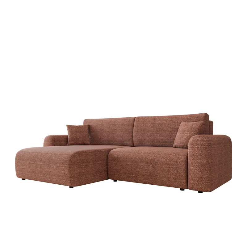 Brenor Bäddsoffa med Divan 3-sits, Röd
