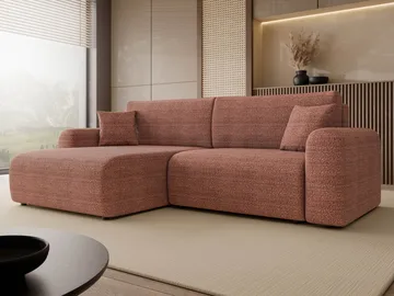 Brenor Bäddsoffa med Divan 3-sits - Röd - Möbler - Soffa - Bäddsoffa