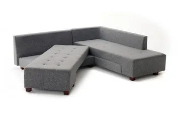 Brunei Hörnbäddsoffa Höger - Grå - Möbler - Soffa - Bäddsoffa