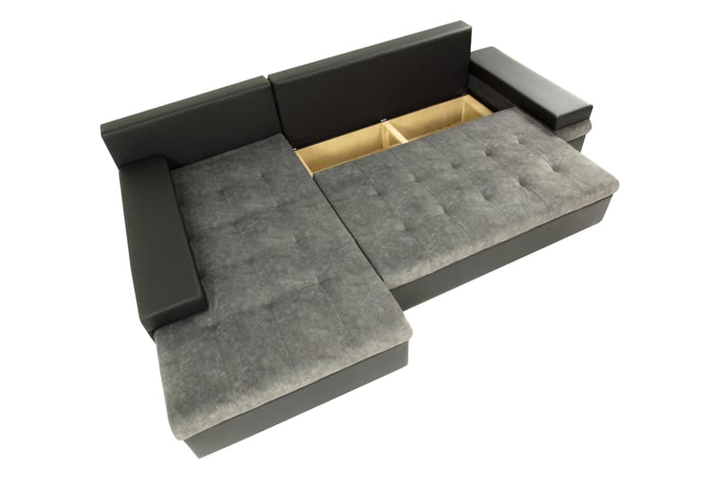 Bunty Bäddsoffa med Divan 3-sits - Mörkgrå/Ljusgrå - Möbler - Soffa - Bäddsoffa