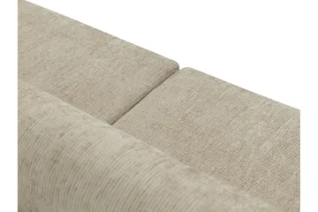 Busness Bäddsoffa med Divan 3-sits i Plysch - Beige - Möbler - Soffa - Bäddsoffa