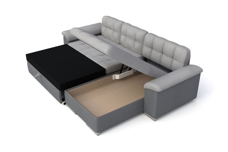 Camior 4-sits Bäddsoffa - Grå - Möbler - Soffa - Bäddsoffa