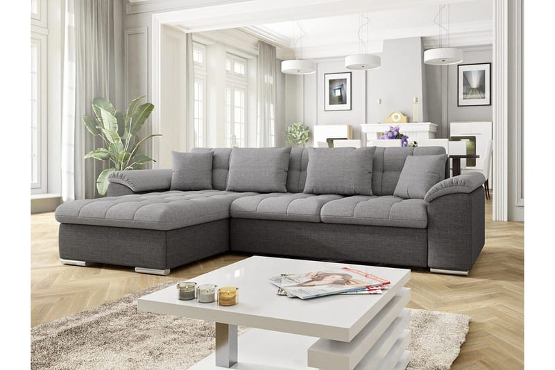 Camior 4-sits Bäddsoffa - Grå - Möbler - Soffa - Bäddsoffa