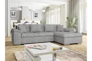 Camior Bäddsoffa m. Divan 3-sits - Mörkgrå - Möbler - Soffa - Bäddsoffa
