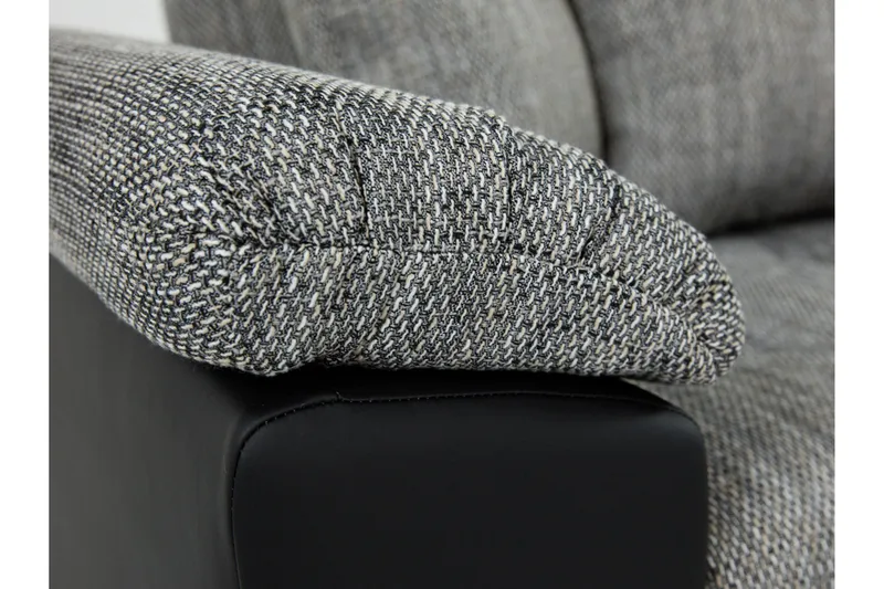 Camior Bäddsoffa med Divan 3-sits - Grå - Möbler - Soffa - Bäddsoffa