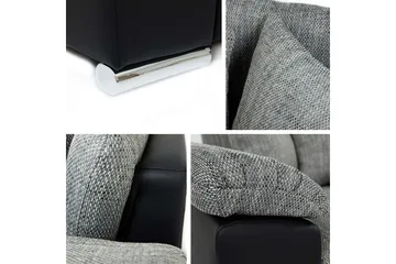 Camior Bäddsoffa med Divan 3-sits - Grå - Möbler - Soffa - Bäddsoffa