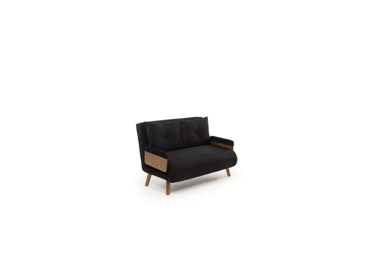 Canelo Bäddsoffa 2-sits, Svart