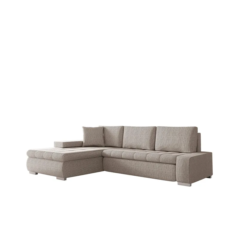 Cerys 3-sits Bäddsoffa med divan och förvaring - Möbler - Soffa - Bäddsoffa