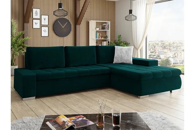 Cerys 3-sits Hörnbäddsoffa - Möbler - Soffa - Bäddsoffa