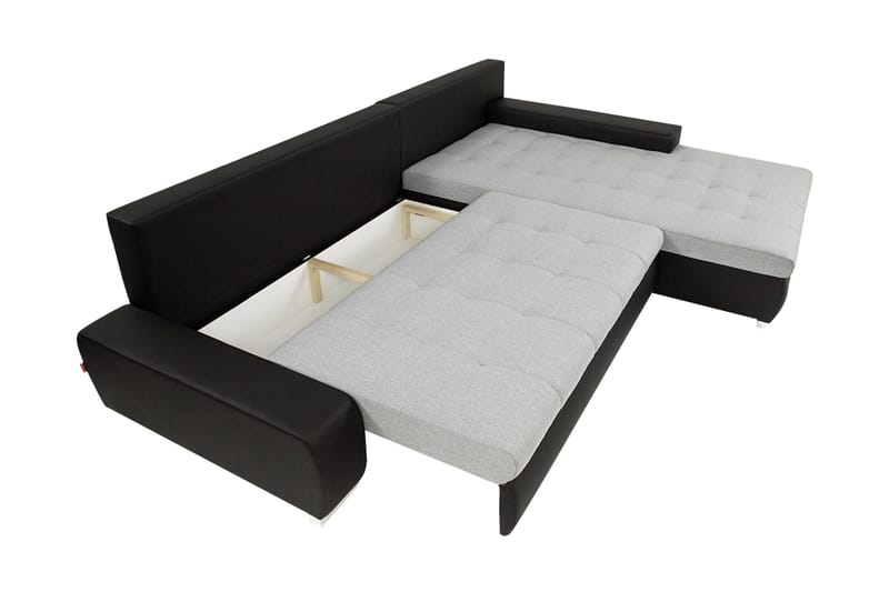 Cerys Bäddsoffa m. Divan 3-sits - Brun - Möbler - Soffa - Bäddsoffa