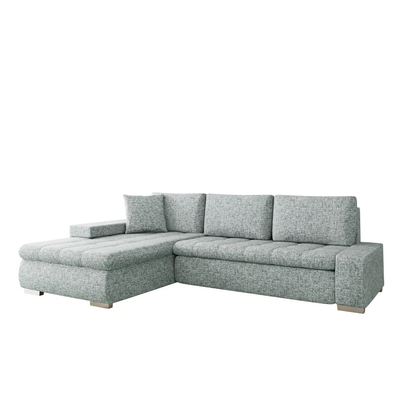 Cerys Bäddsoffa med Divan 4-sits, Grå