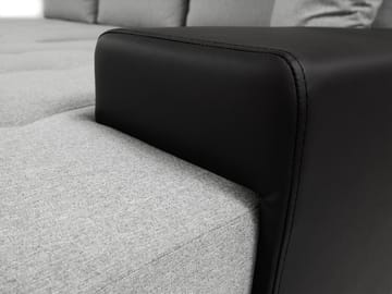 Cerys Bäddsoffa med Divan 4-sits - Orange - Möbler - Soffa - Bäddsoffa