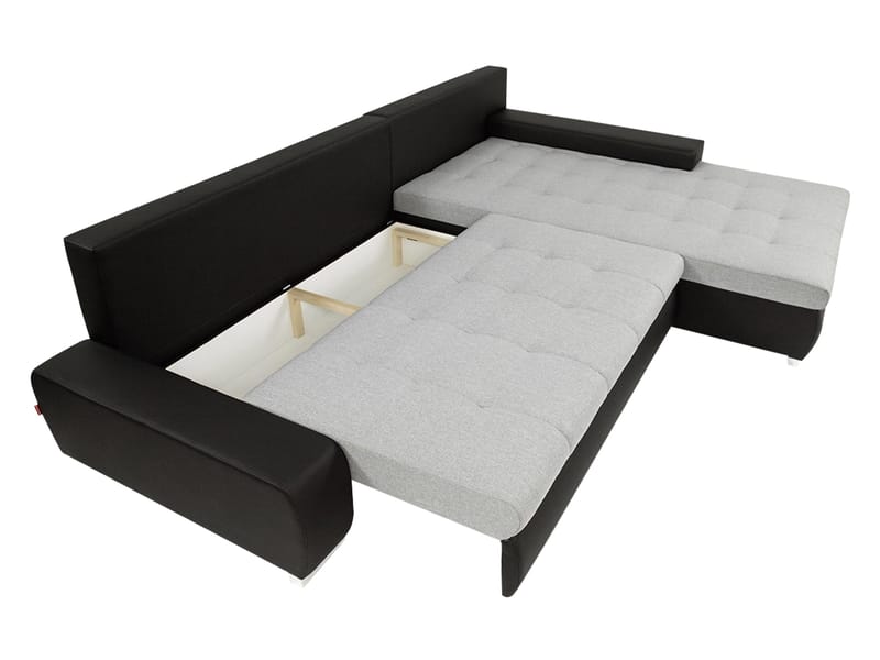 Cerys Bäddsoffa med Divan 4-sits - Orange - Möbler - Soffa - Bäddsoffa