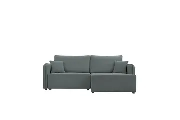 Chandru Bäddsoffa med Divan 3-sits - Grå - Möbler - Soffa - Bäddsoffa
