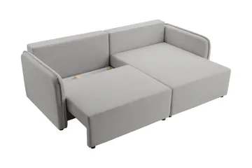 Chandru Bäddsoffa med Divan 3-sits - Svart - Möbler - Soffa - Bäddsoffa