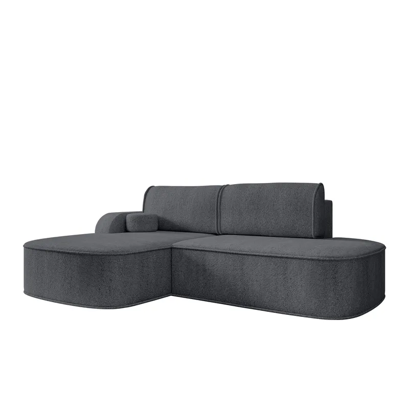 Cinrel Bäddsoffa med Divan 3-sits - Grå - Möbler - Soffa - Bäddsoffa