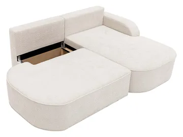 Cinrel Bäddsoffa med Divan 3-sits - Grå - Möbler - Soffa - Bäddsoffa