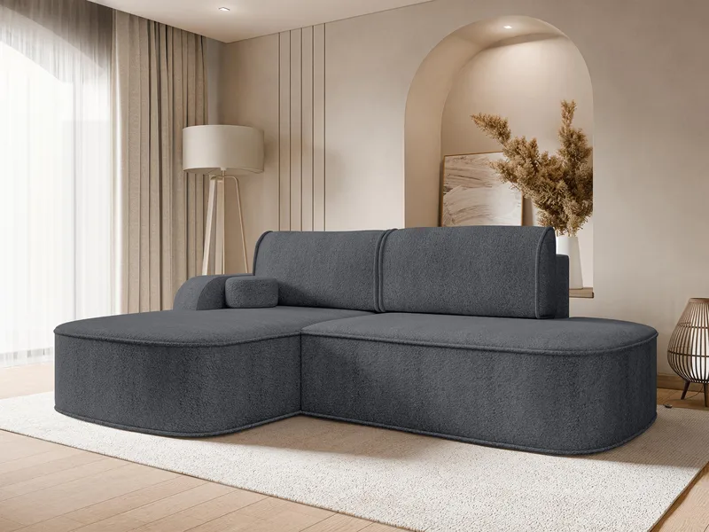 Cinrel Bäddsoffa med Divan 3-sits - Grå - Möbler - Soffa - Bäddsoffa