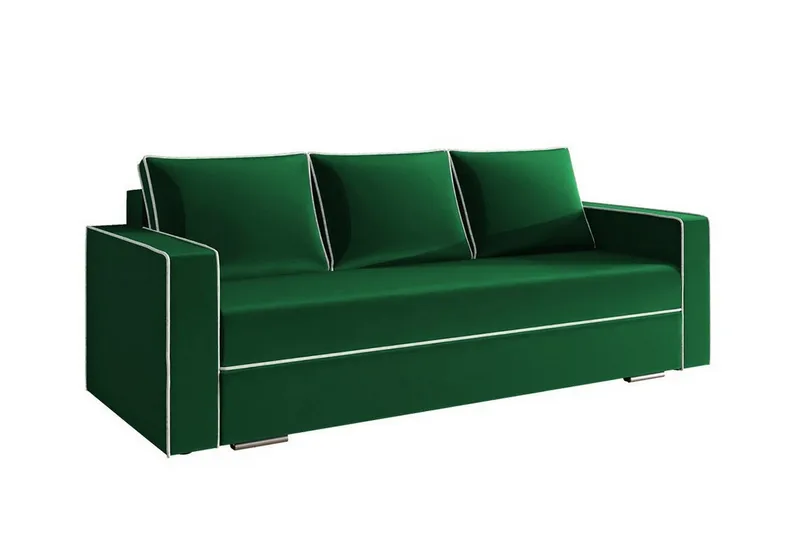Clarina 3-sits Bäddsoffa Green - Möbler - Soffa - Bäddsoffa