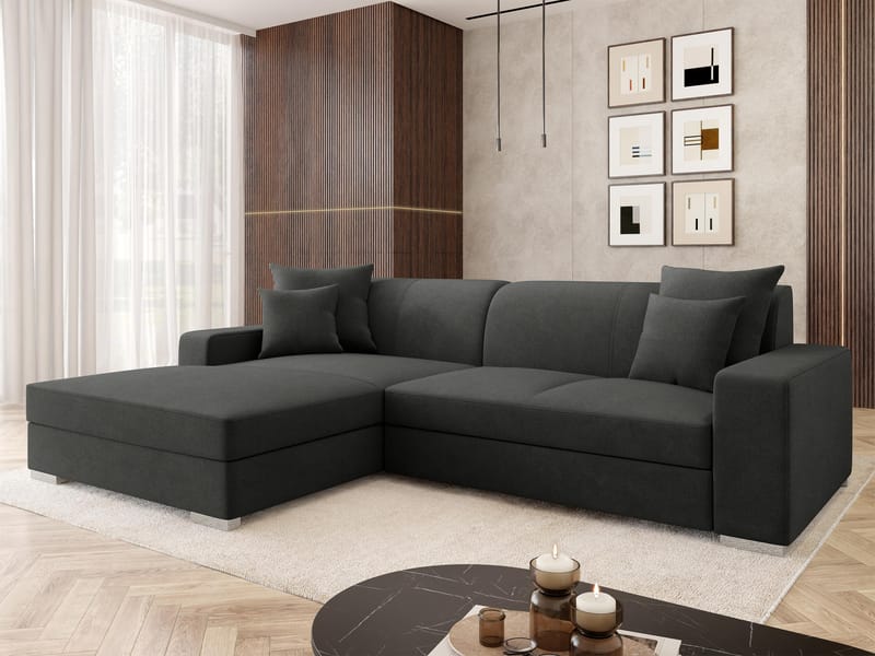 Corvik 3-sits Bäddsoffa med divan och förvaring - Velo 636 - Möbler - Soffa - Bäddsoffa