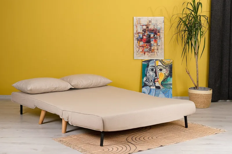 Daigo Bäddsoffa 2-sits - Beige - Möbler - Soffa - Bäddsoffa