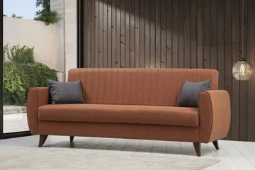 Dalima Bäddsoffa 3-sits - Röd - Möbler - Soffa - Bäddsoffa