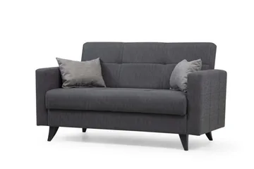 Darcia Bäddsoffa 2-sits - Mörkgrå - Möbler - Soffa - Bäddsoffa